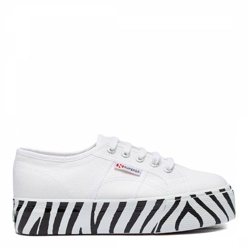 White 2790 Printed Foxing Sneakers - Superga - Modalova