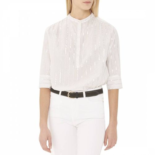 White Cotton Short Sleeved Tunic - Gerard Darel - Modalova