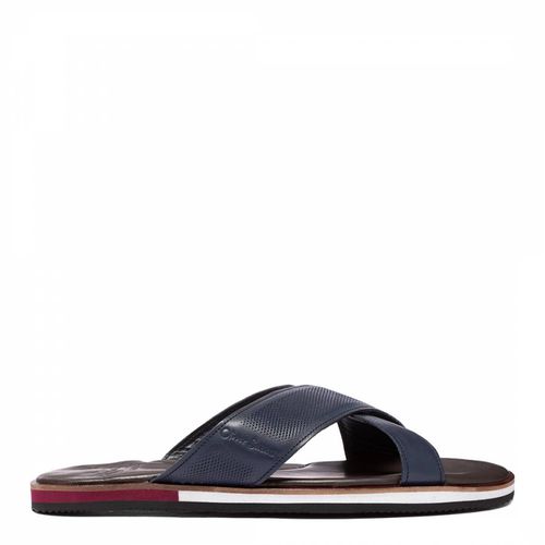 Navy Yell Leather Sandals - Oliver Sweeney - Modalova