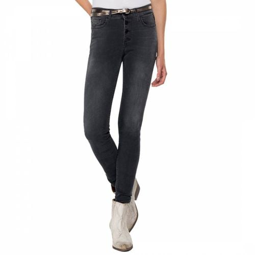 Grey Luzien Skinny Stretch Jeans - Replay - Modalova