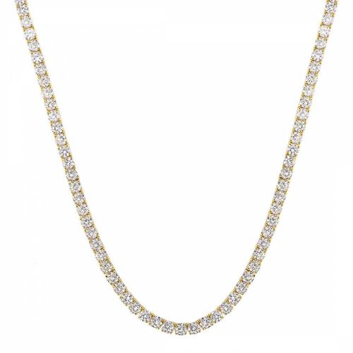 K Gold Plated CZ Necklace - Stephen Oliver - Modalova