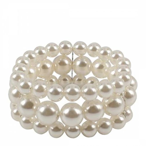 Multi Row Pearl Bracelet - Chloe Collection by Liv Oliver - Modalova