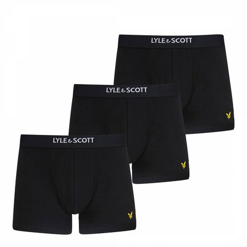 Black Nathan 3 Pack Boxer Shorts - Lyle & Scott - Modalova