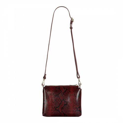 Burgundy Selby Leather Crossbody Bag - Hobbs London - Modalova