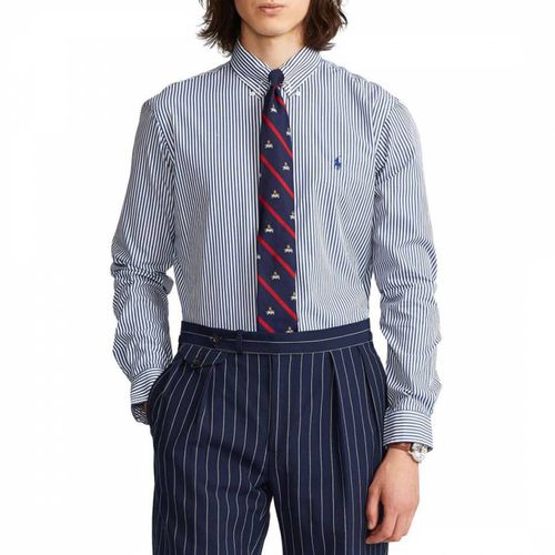 Striped Custom Fit Poplin Shirt - Polo Ralph Lauren - Modalova