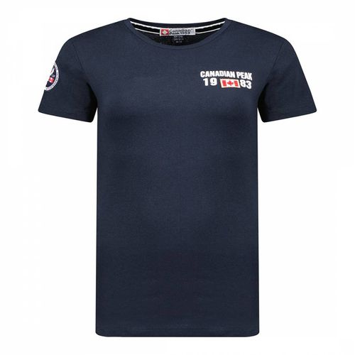 Navy Logo T-Shirt - Canadian Peak - Modalova