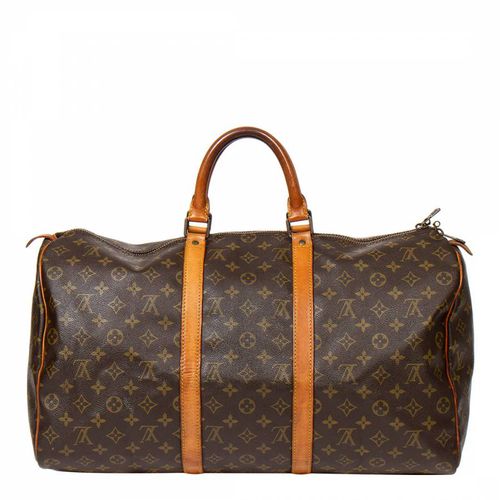 Brown Keepall Travel Bag 50 - Vintage Louis Vuitton - Modalova