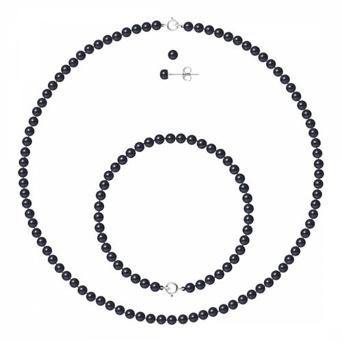 Black Pearl Jewellery Set - Mitzuko - Modalova