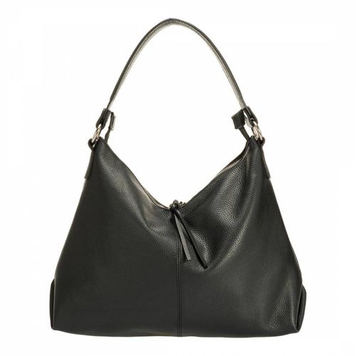 Black Leather Shoulder Bag - Massimo Castelli - Modalova