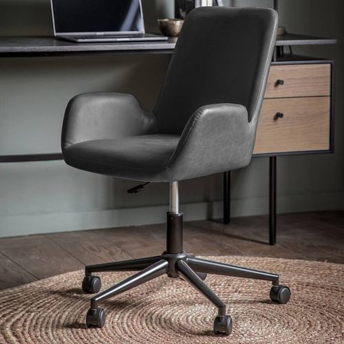 Hastings Swivel Chair Charcoal - Gallery Living - Modalova