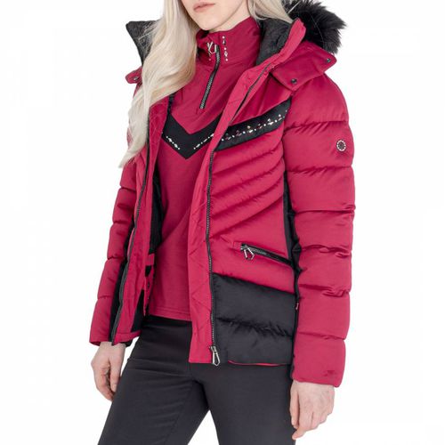 Pink/Black Waterproof Insulated Ski Jacket - Dare2B - Modalova