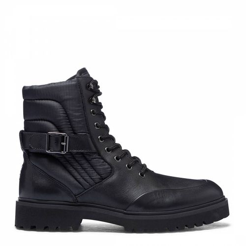 Black Quilted Pietro Ankle Boots - Oliver Sweeney - Modalova