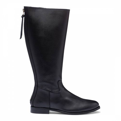 Black Leather Tassle Riding Boots - Oliver Sweeney - Modalova