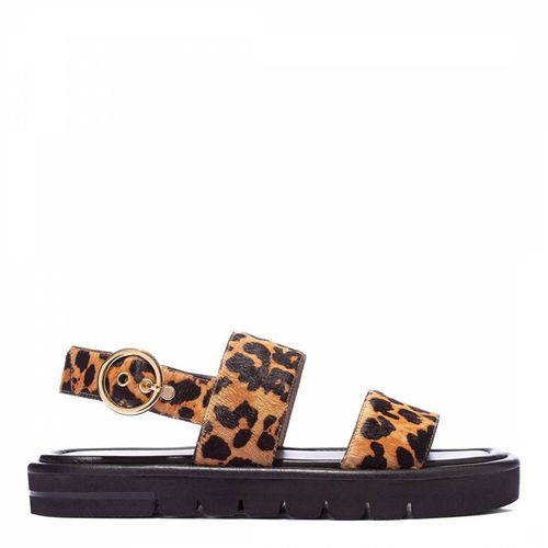 Leopard Print Elodie Lug Sandals - Stuart Weitzman - Modalova