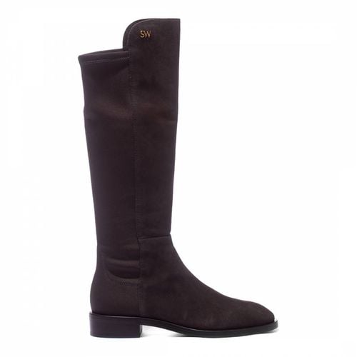 Slate Suede Keelan City To The Knee Boots - Stuart Weitzman - Modalova