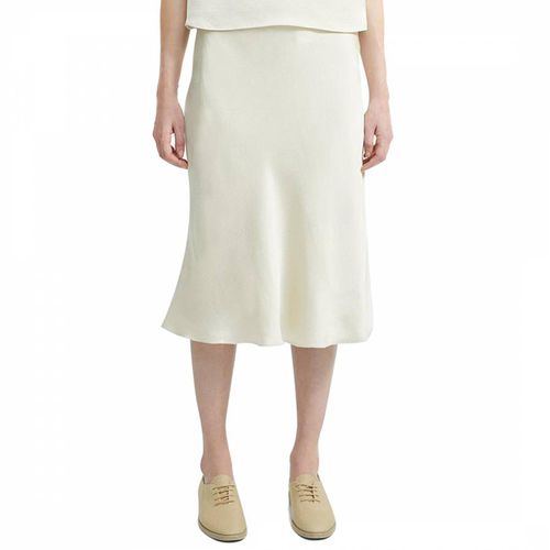 Cream A-Line Midi Skirt - Theory - Modalova