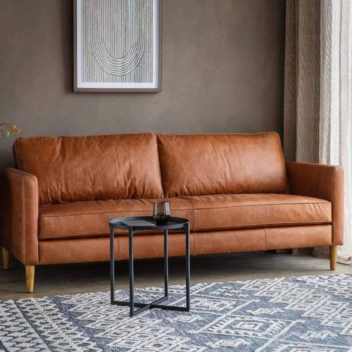Harrietsham 2 Seater Sofa Vintage Leather - Gallery Living - Modalova