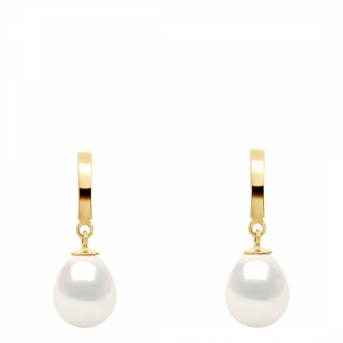 White Freshwater Pearl Drop Stud Earrings - Atelier Pearls - Modalova