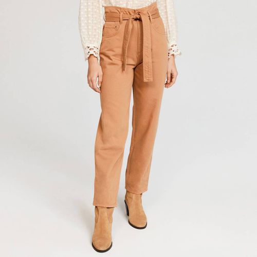 Caramel Palme Cotton Jeans - Claudie Pierlot - Modalova