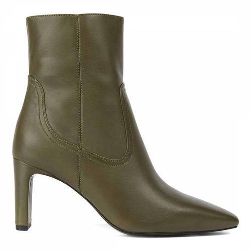 Olive Leather Fiona Ankle Boots - Hobbs London - Modalova