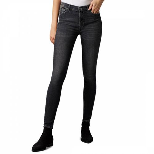 Washed High Rise Skinny Stretch Jeans - 7 For All Mankind - Modalova