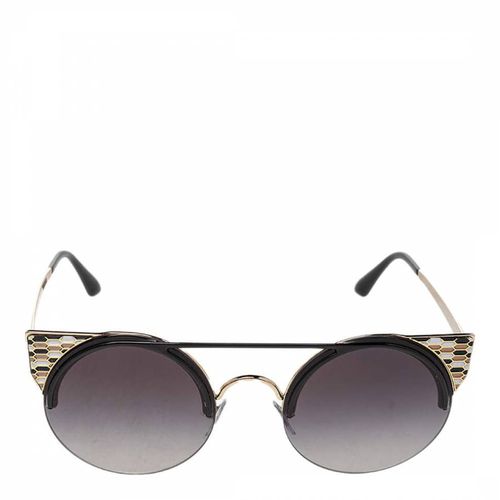 Women's Black/Gold Sunglasses 54mm - Bvlgari - Modalova