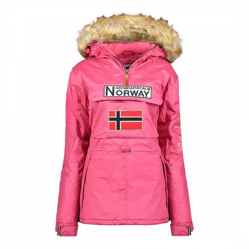 Pink Waterproof Parka Jacket - Geographical Norway - Modalova