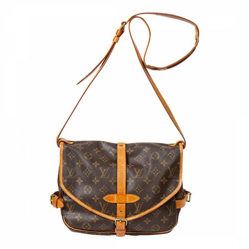 Brown Saumur Shoulder Bag - Vintage Louis Vuitton - Modalova