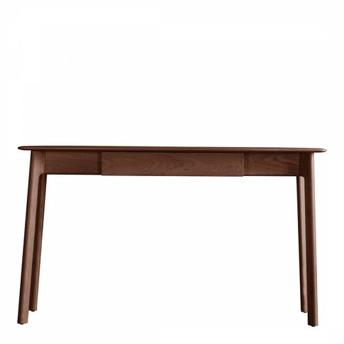 Madrid 1 Drawer Desk Walnut - Gallery Living - Modalova