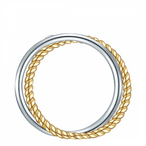 Silver/ Gold Diamond Ring - Tess Diamonds - Modalova