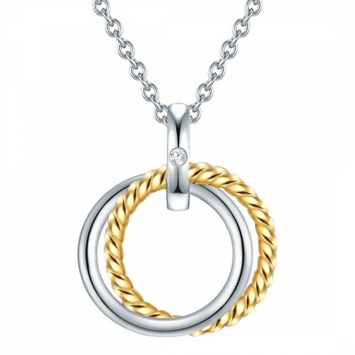 Silver/Gold Diamond Necklace - Lindenhoff - Modalova