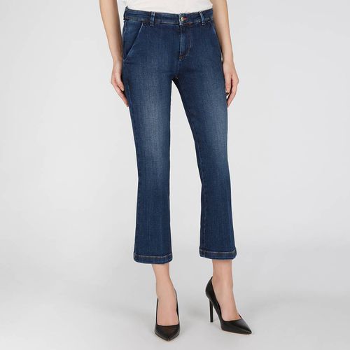 Dark Flared Ankle Stretch Jeans - 7 For All Mankind - Modalova