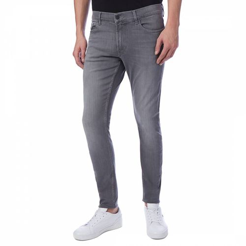 Grey Ronnie Tapered Stretch Jeans - 7 For All Mankind - Modalova