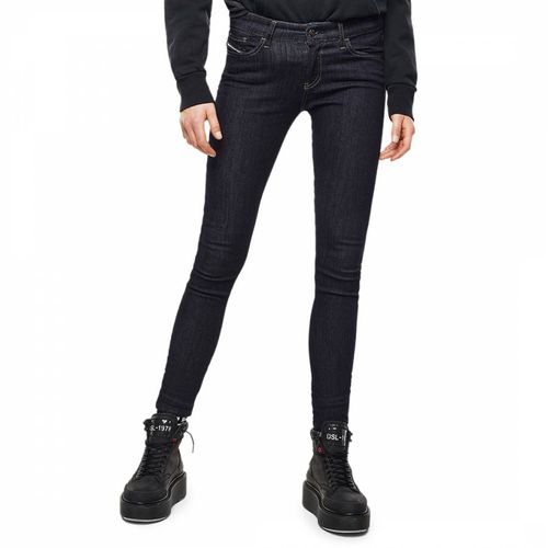 Navy Slandy Stretch Skinny Jeans - Diesel - Modalova