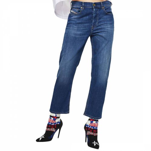Blue Aryel Wide Leg Stretch Jeans - Diesel - Modalova