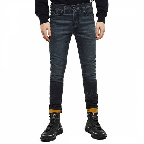 Dark Wash Stretch Skinny Jeans - Diesel - Modalova