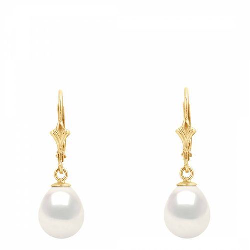 White Pearl Hanging Earrings - Ateliers Saint Germain - Modalova