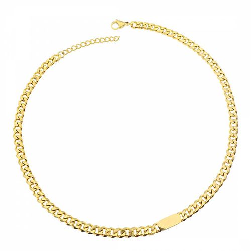 K Gold Id Necklace - Chloe Collection by Liv Oliver - Modalova