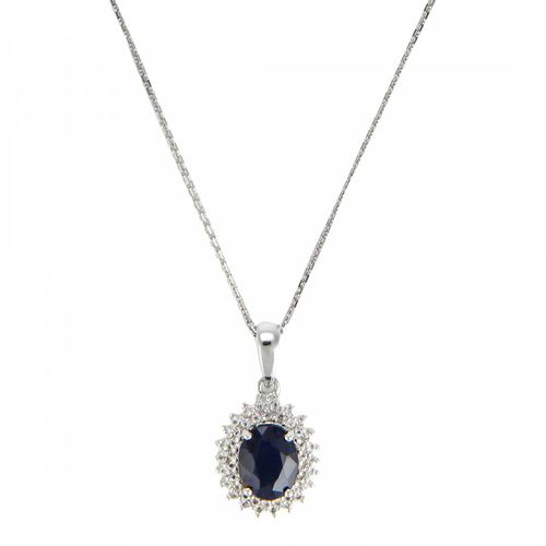 Diamond Embellished Pendant Necklace - Le Diamantaire - Modalova