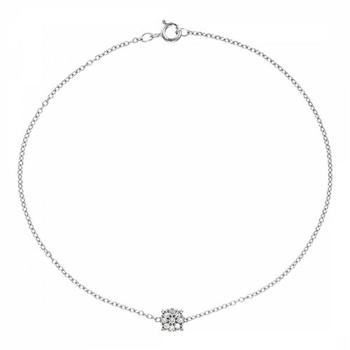 Silver Diamond Linked Bracelet - Le Diamantaire - Modalova