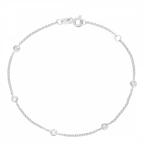 Silver 'Sunshine' Diamond Bracelet - MUSE - Modalova