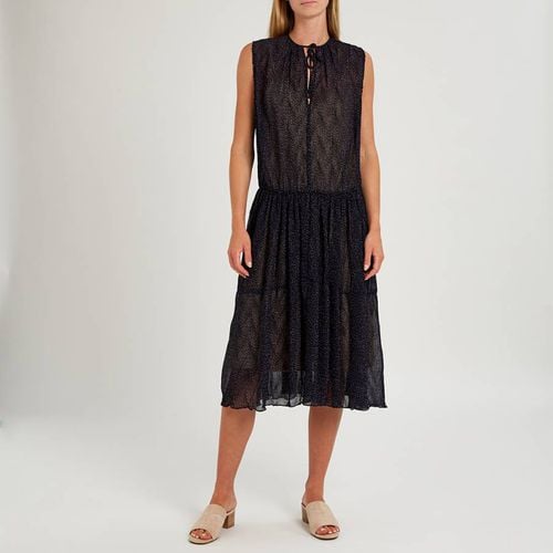 Black Starry Dot Sleeveless Dress - Vince - Modalova