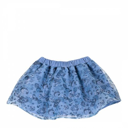 Light Blue Diamond Printed Skirt - Chicco - Modalova