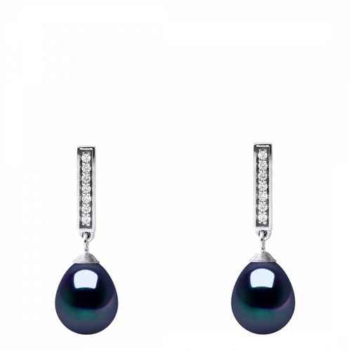 Tahiti Freshwater Diamond Drop Earrings - Atelier Pearls - Modalova