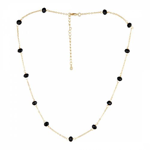 Black Elisa Jade Necklace - Rainbowstone - Modalova