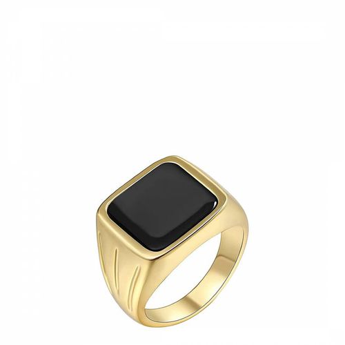 K Gold Black Gemstone Ring - Stephen Oliver - Modalova