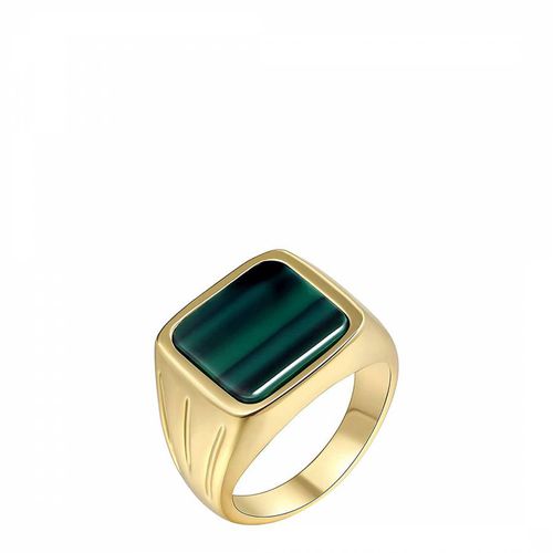K Gold Green Gemstone Ring - Stephen Oliver - Modalova