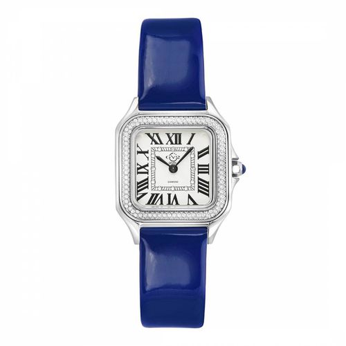 Women's GV2 Milan Dark Blue Leather Watch - Gevril - Modalova