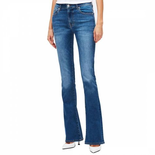 Mid Blue Bootcut Stretch Jeans - 7 For All Mankind - Modalova