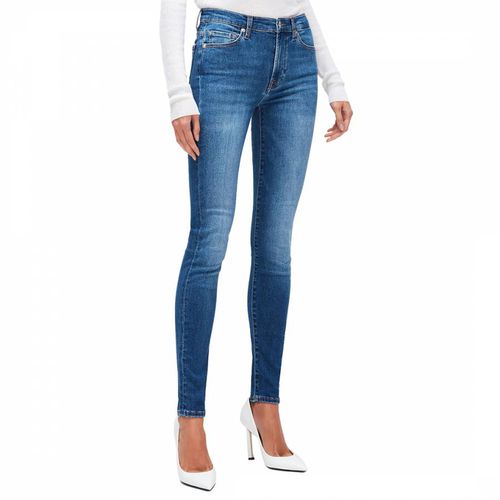 Mid Indigo Skinny Stretch Jeans - 7 For All Mankind - Modalova